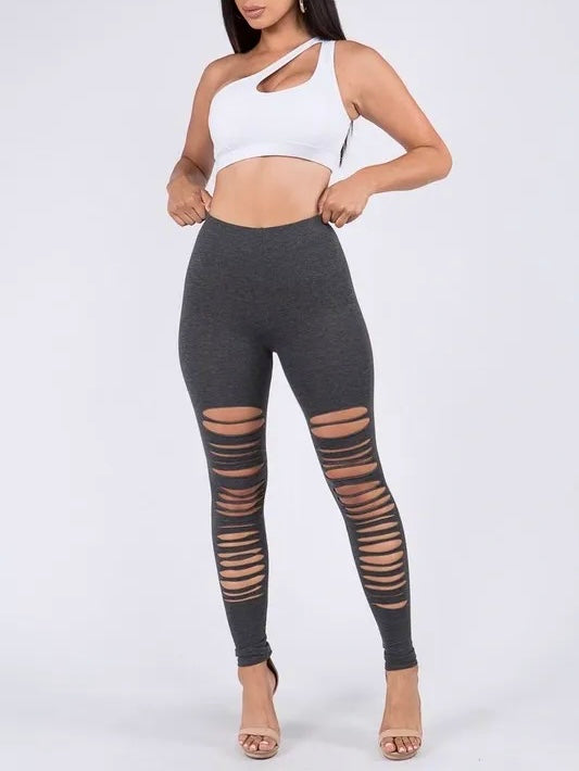 Sassy Ripped Leggings