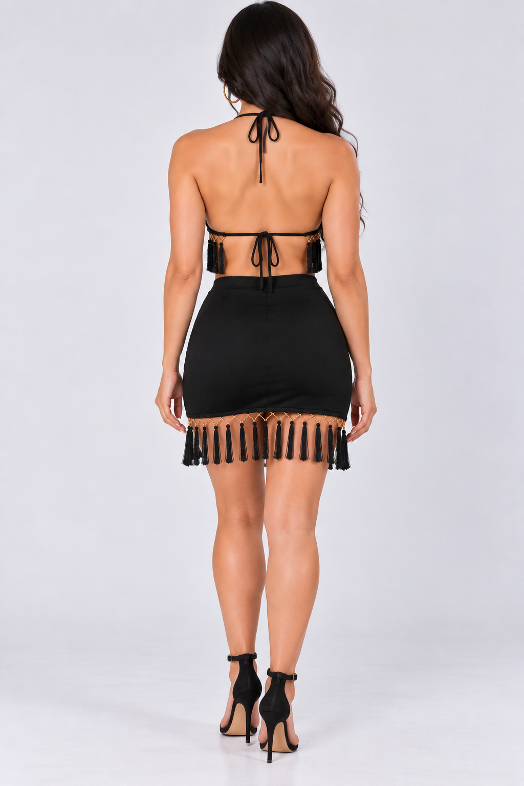 Suede top with Fringe