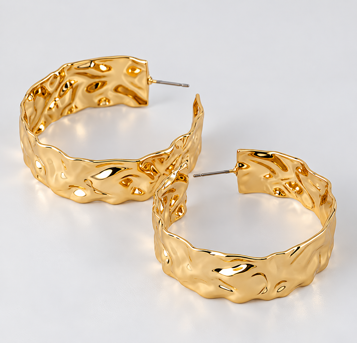 Waves Hoop Earrings