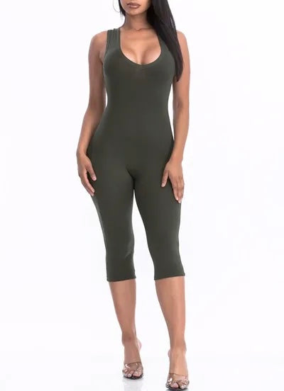 On the Go Capri Jumpsuit