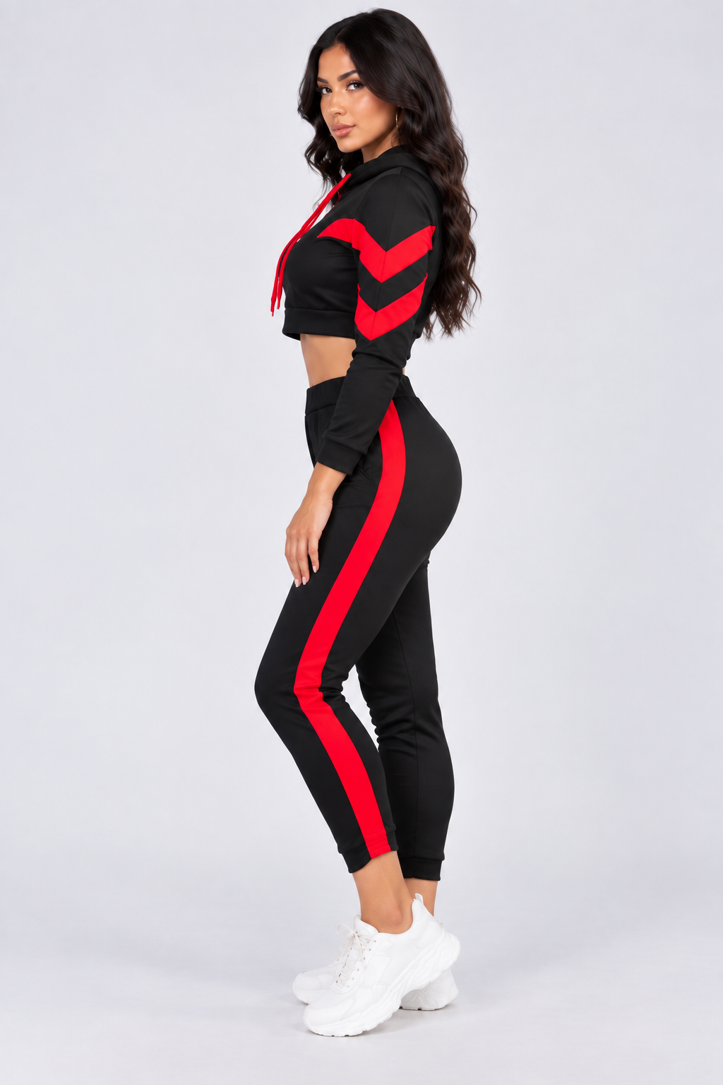 Athletic Crop Hoodie