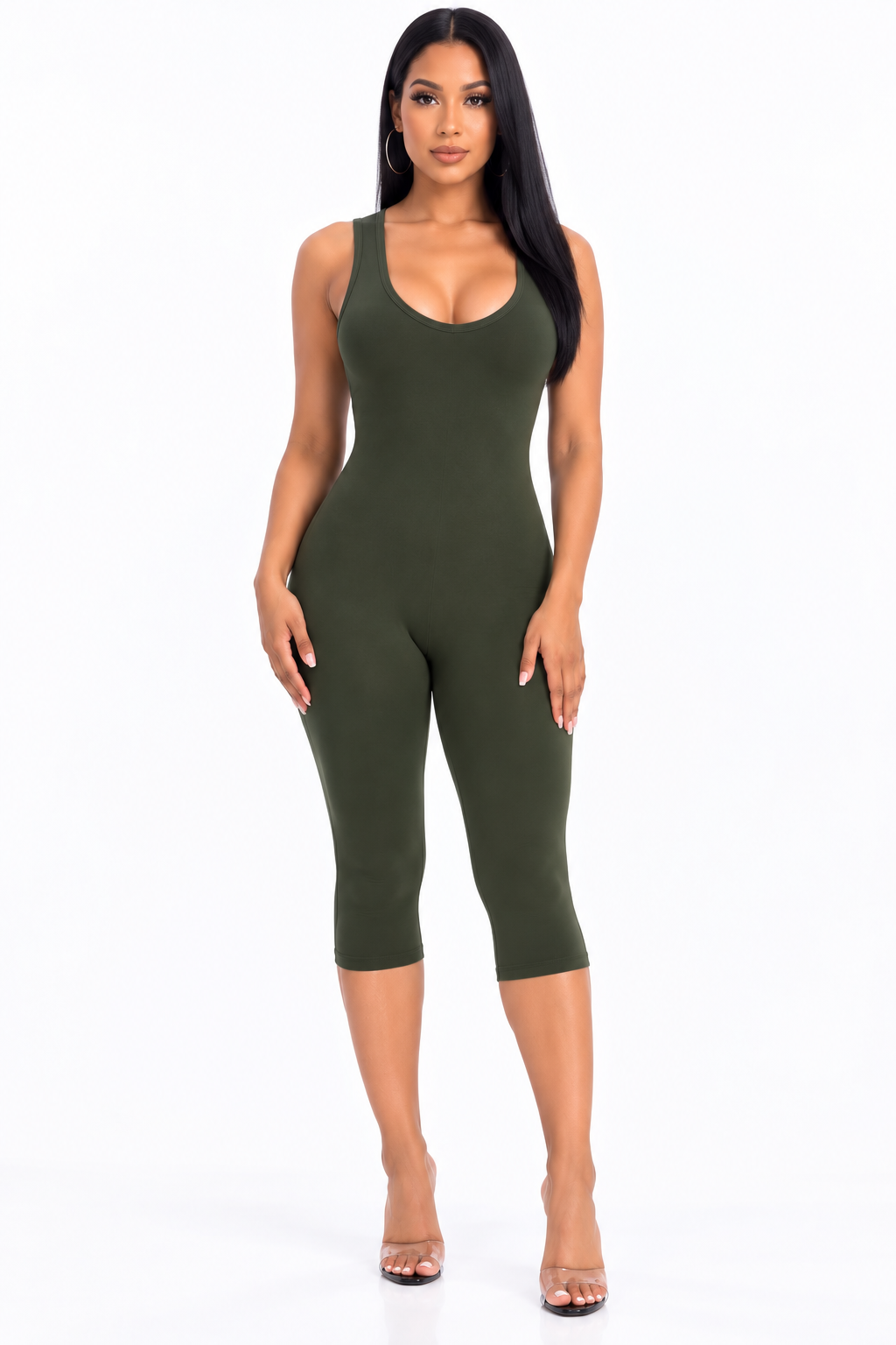 On the Go Capri Jumpsuit