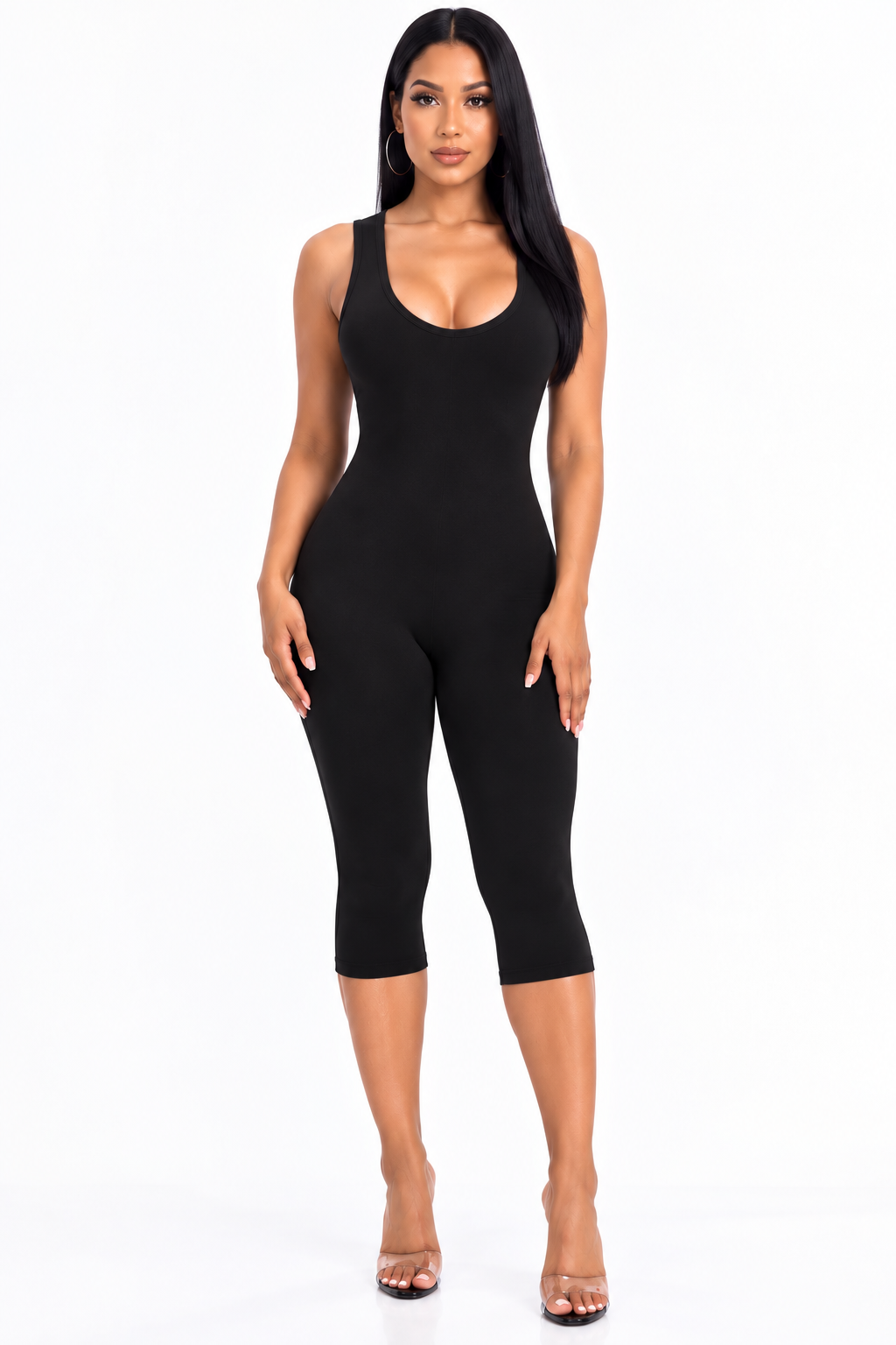 On the Go Capri Jumpsuit