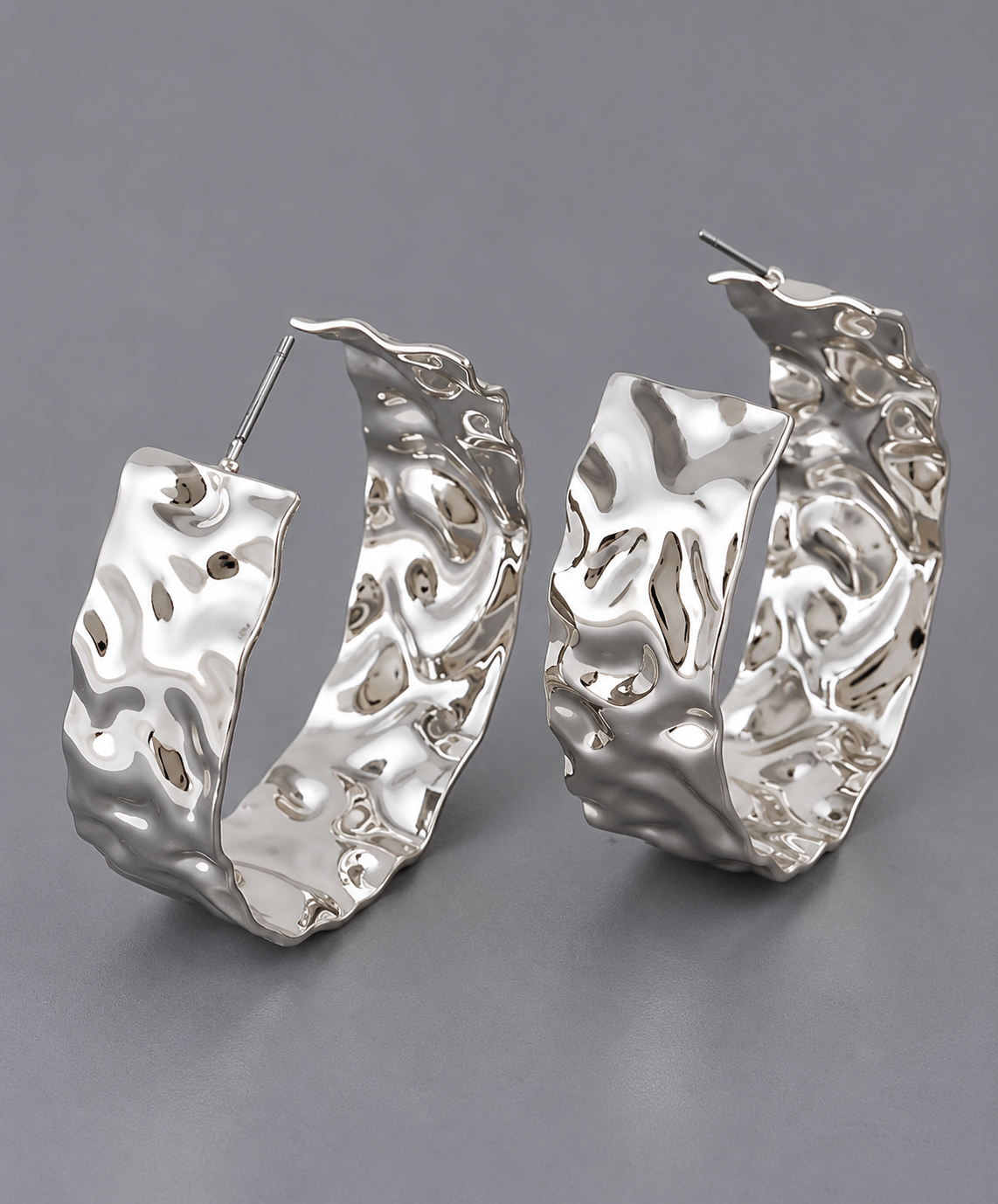 Waves Hoop Earrings