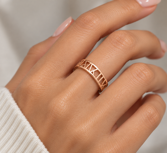Roman Numeral Ring
