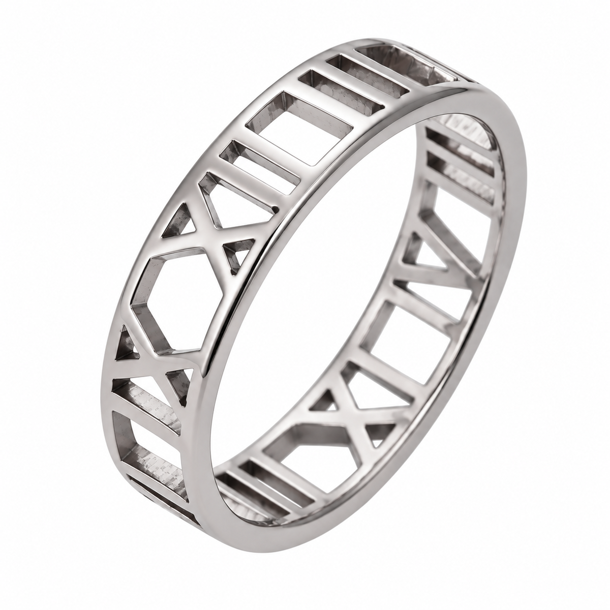 Anillo con números romanos